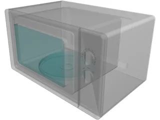 Microwave 3D Model preview