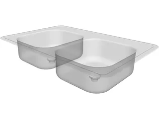 Kitchen Sink 3D Model preview