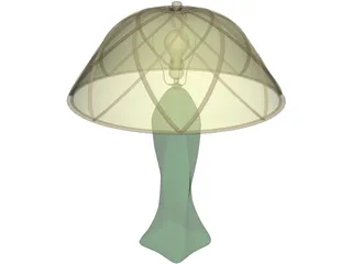 Lamp Table 3D Model preview