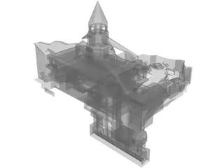 Marres Castle 3D Model preview