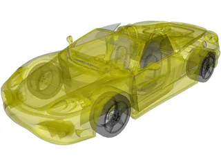 Ferrari 360 Spyder (2000) 3D Model preview