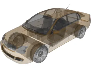 Opel Vectra (2002) 3D Model preview