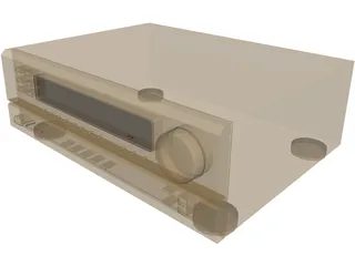 Denon Amplifier 3D Model preview