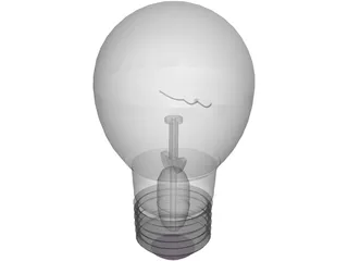 Light Bulb 3D Model preview