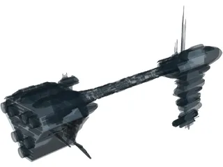 Nebulon Ship 3D Model preview