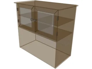 Bathroom Cabinet 3D Model preview