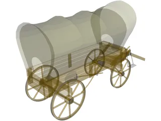 Wagon 3D Model preview