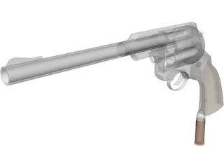 Revolver 3D Model preview