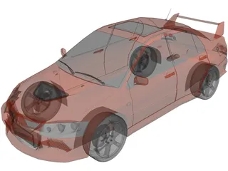 Mitsubishi Lancer Evolution VIII (2003) 3D Model preview