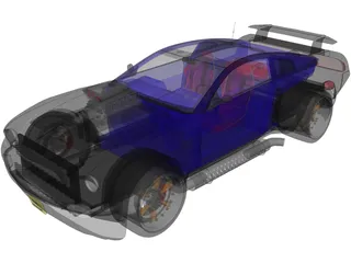 Ford Mustang (2003) [Supercharged] 3D Model preview