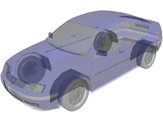 Volkswagen Bora 3D Model preview