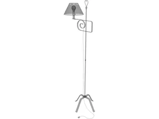 Lamp Country 3D Model preview
