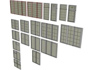 Windows Collection 3D Model preview
