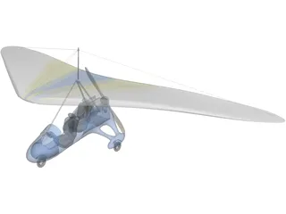 Microlight 3D Model preview