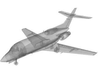 British Aerospace BAe 125 3D Model preview