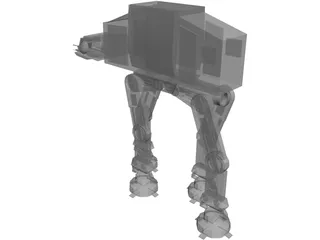 Star Wars Imperial Walker 3D Model preview