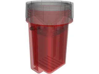 Camping Flashlight 3D Model preview