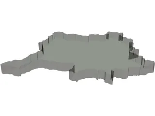 Kosova 3D Model preview