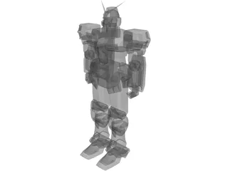 Gundam 3D Model preview