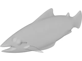 Salmon 3D Model preview