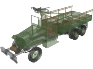 Truck 3D Model preview