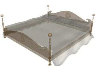 Bed 3D Model preview