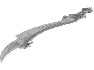 Sword Khans Death 3D Model preview