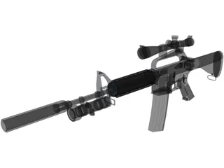 M4A2 3D Model preview