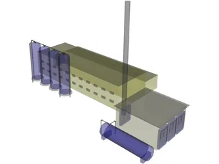 Factory 3D Model preview