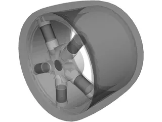 Wheel 3D Model preview