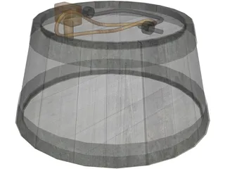 Rum Keg 3D Model preview