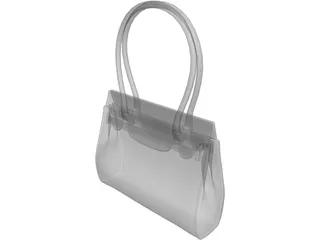 Ladies Handbag 3D Model preview