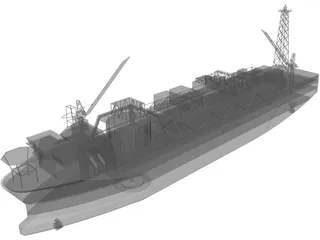 Norne Floating Production and Storage [FPSO] 3D Model preview