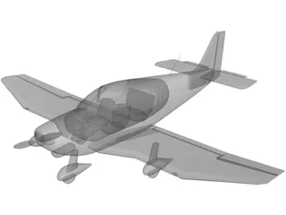 Robin DR400 3D Model preview