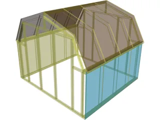 Cabana 3D Model preview