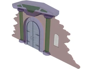 Archway Crypt 3D Model preview
