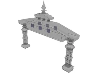 Arch Ceremonial 3D Model preview