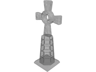 Cross Celtic 3D Model preview