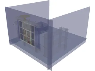 Baby Room 3D Model preview
