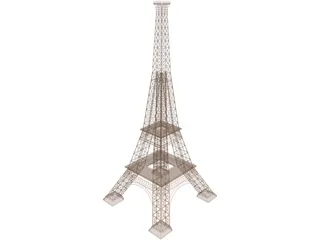 Eiffel Tower 3D Model preview