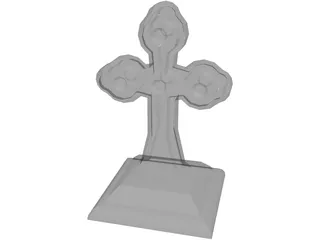 Gothic Grave 3D Model preview