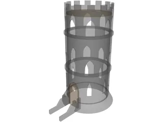 Tower Prison 3D Model preview