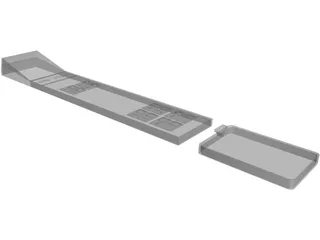 Elevator Panel Otis 3D Model preview