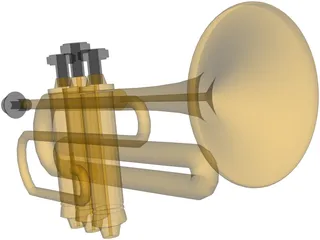 Trombone 3D Model preview