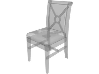 Chair Wood 3D Model preview