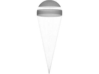 MER Parachute 3D Model preview