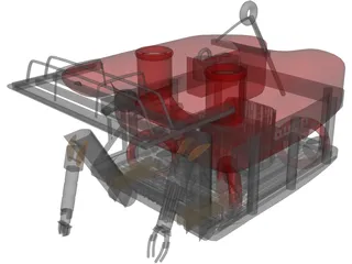 Quest Deep Sea Sub 3D Model preview