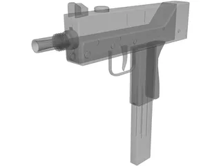 Ingram M10 3D Model preview
