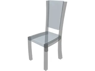 Chair Luna 3D Model preview
