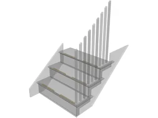 Staircase 3D Model preview